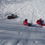 Spot de luge autour du village