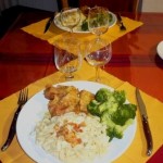 à table